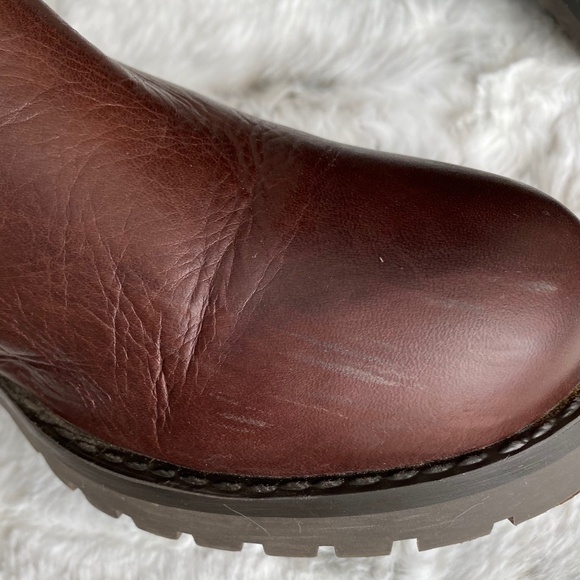 Miz Mooz Pippy Knee High Brown Leather Harness Boot - Size 8/EU 39 - Picture 11 of 14